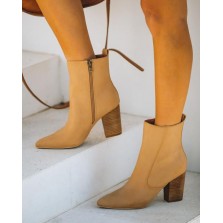 Culture Faux Leather Heeled Bootie